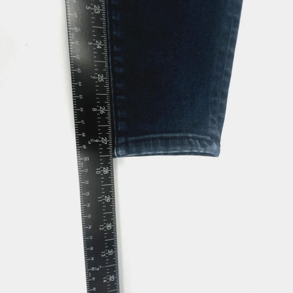 Good American Good Legs Skinny Jeans Women 6 28 Blue Mid Rise‎ Stretch